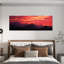 Sundown autrichien, Mts, Bavière du Sud, Allemagne, paysage contemporain abstrait, art mural-34277310