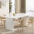 Johen 62.99'' L x 31.5'' W Rectangular Dining Table with Engineered Wood Tabletop-1588811183