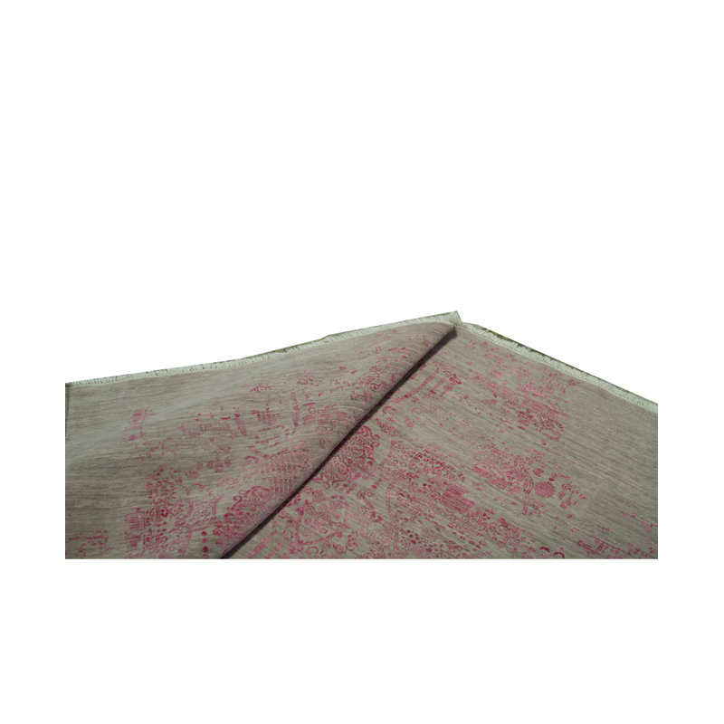 Wool Damask Area Rug
