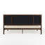 Lit plateforme en bois avec base tapissier Martha Stewart Jett-97967480-97967479