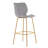 Hulda Ergonomic Bar Stools with Padded Seats and Stylish Gold Legs-610114518-591632536