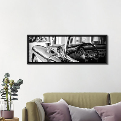 " Classic Chevrolet Corvette In B&W " by Philippe Hugonnard