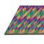 Tapis vert/orange/mauve à motifs-97679921