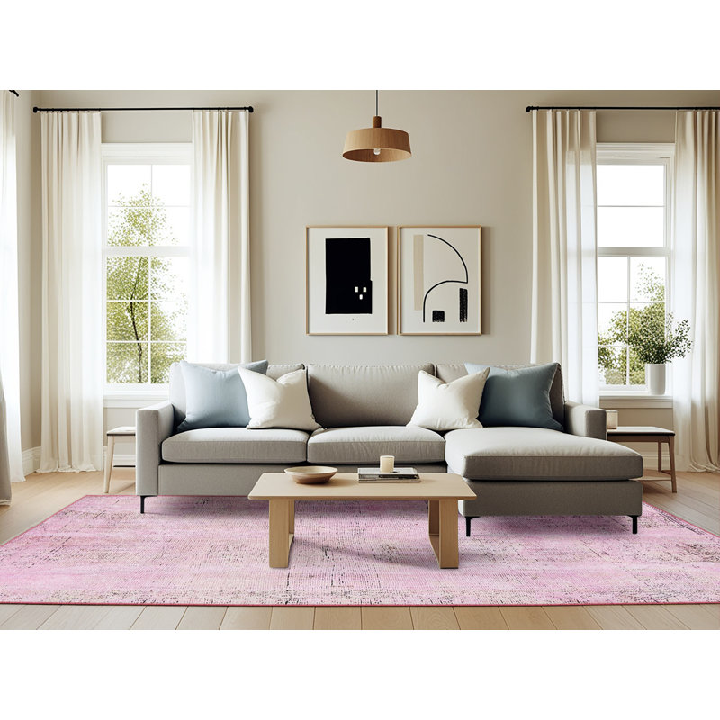 Abstract Indoor Rug, Rectangle 6' x 9'