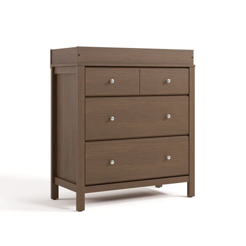 Horizon 3-Drawer Chest with Changing Topper, Hazelnut