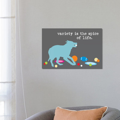 Spice Of Life by Dog Is Good And Cat Is Good - Wrapped Canvas Print