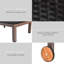 Chaise longue simple inclinable avec coussins 81 po Broshouse-165474233-232522194