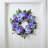 Fresh (Live) Hydrangea Polyester 22'' Wreath