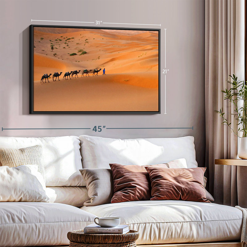 «Sahara Desert», reproduction sur toile, H 21 po x l 31 po