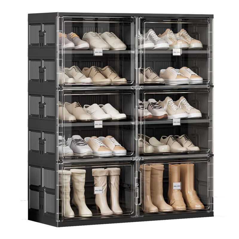 Range-chaussures pliable à 5 niveaux pour vestibule