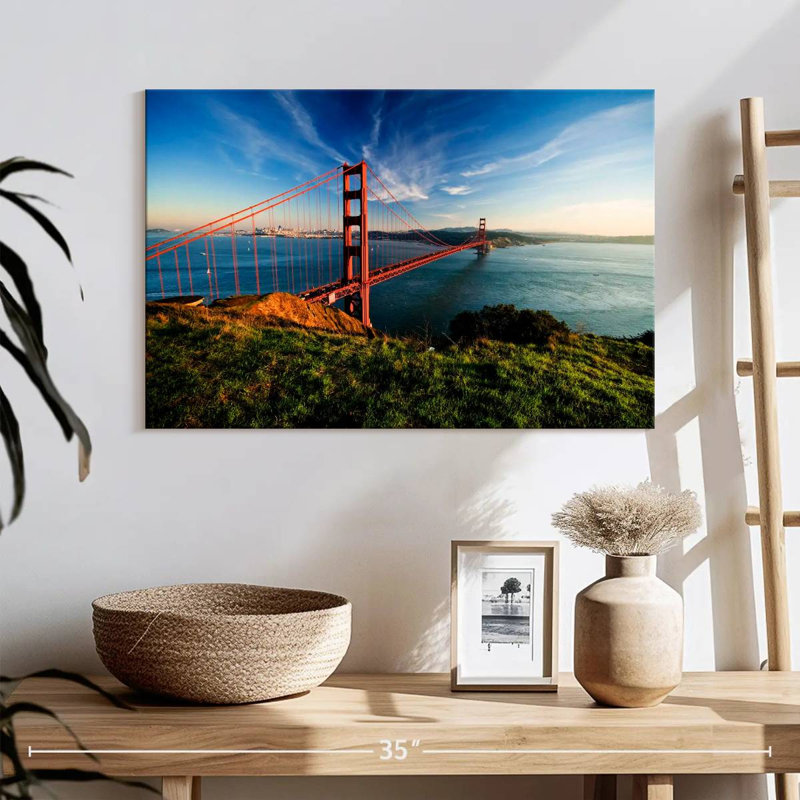 Nicci, superbe pont de San Francisco, H 16 po x l 24 po