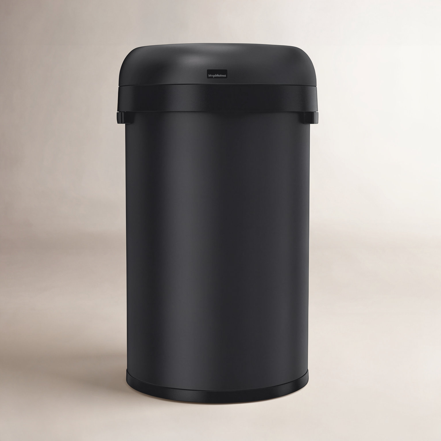 simplehuman 15.9gal Commercial Open Can, Black