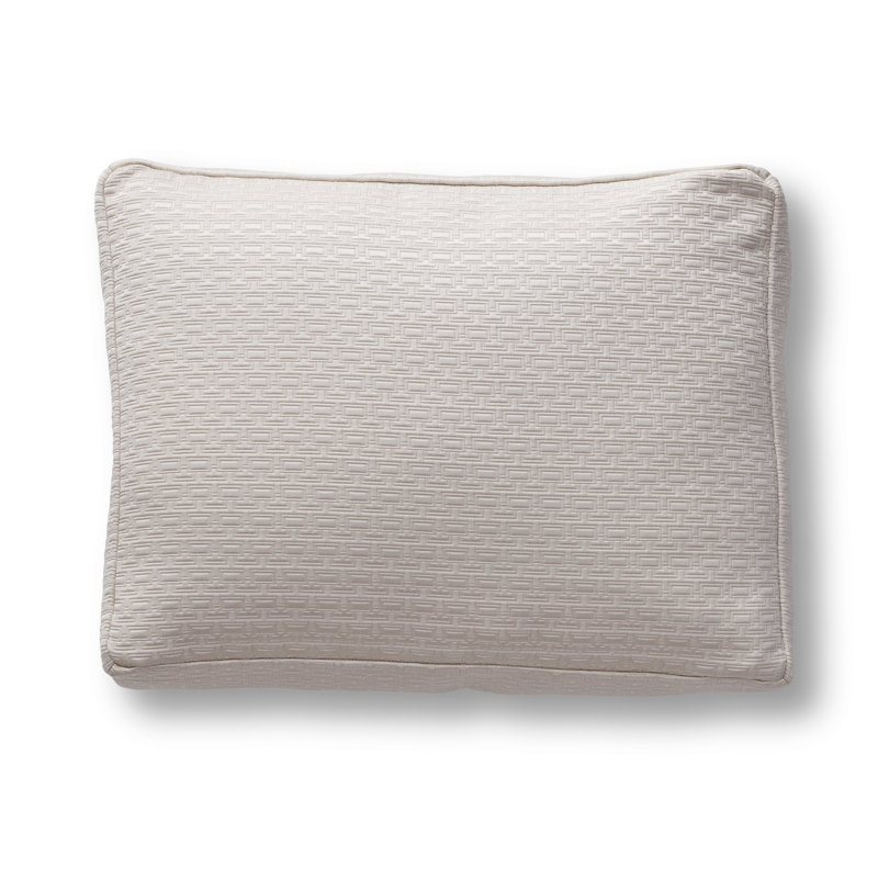 Pavilion Lumbar Pillow Cover & Insert, Beige, 25"H x 30"W