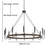 Allegra 12 - Light Dimmable Wagon Wheel Chandelier-961189190