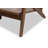 Kiger Bianca Mid-Century Modern Wood Tufted Lounge Chair