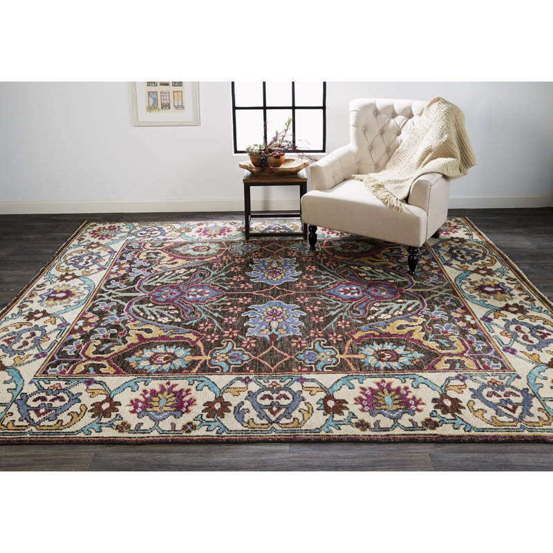 Tapis en laine Nyeka, Rectangle 2 pi x 3 pi