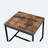 Rectangular Wooden Top End Table