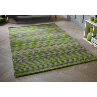 Tarren Striped Hand Woven Area Rug