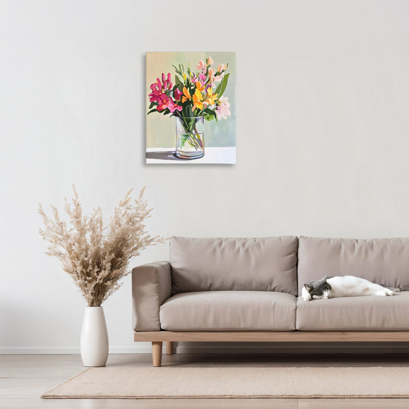 Vase en verre Bold Blooms, design par Riley B, H 20 po x l 16 po