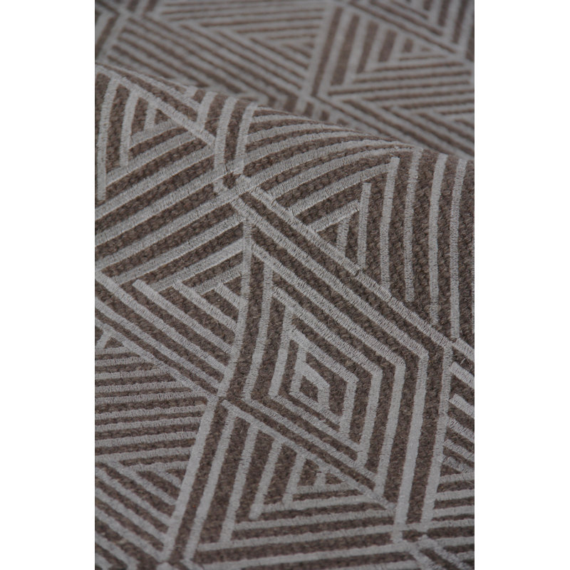 Pavilion Geometric Area Rug in Gray, Rectangle 12' x 15'