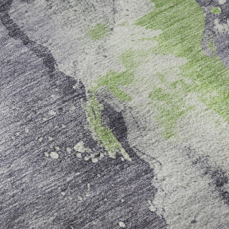 Premium Machine Washable Varroville AMF1712 Abstract Rug, Runner 2'3" x 7'6"