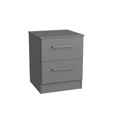 Keithrick Modern 2-Drawer Nightstand Set (2) - Bedside Tables - W15.7" Each by Ebern Designs