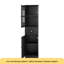 Grande armoire de salle de bain, armoire de rangement autoportante avec tiroir et portes, panneau de fibres à densité moyenne, porte en acrylique, tablette réglable-118014418