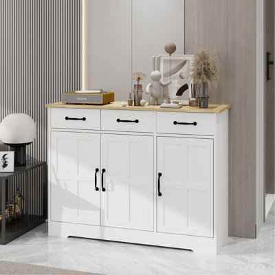 Buffet Farmhouse avec 3 tiroirs et 3 portes