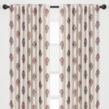 Berlina 3-in-1 Damask Blackout Rod Pocket/Tab Top Curtain Panels