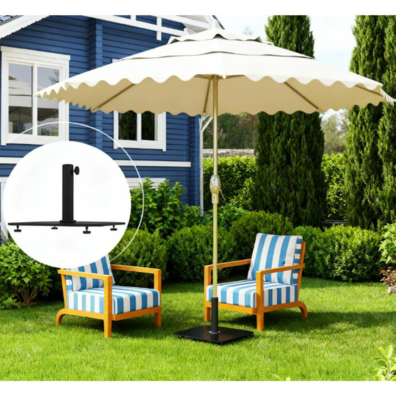 Porte-parapluie de patio robuste