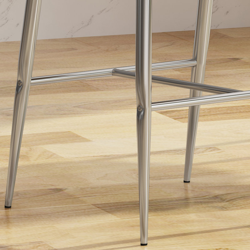 Tabouret de comptoir 26 po Wilsonville, Gris