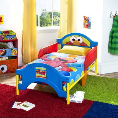 Sesame Street Delta Children Plastic Toddler Bed