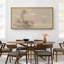 «Rustic Countryside Tropical Serenade Palm Trees And A Distant Mountain», reproduction d'art sur toile-111176822-98041967