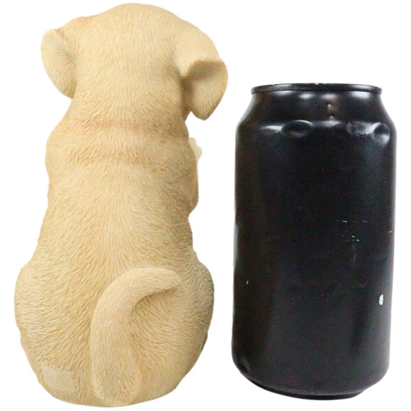 Figurine décorative aux yeux de verre animal