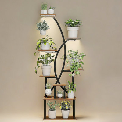 Plant Stand Indoor,Modern Metal Plant Display Rack For Living Room/Patio by Arlmont & Co.