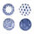 VIETRI Santorini Ceramic Condiment Server