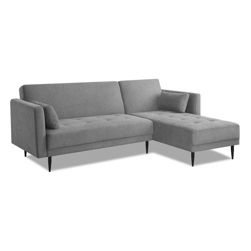 Selma Reversible Sleeper Corner Sofa Bed, Pebble Grey