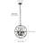 Elenia 4 - Light Black Sphere Pendant
