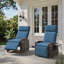 Garden Air Pump Lounge Chair with Cushion, Independent Back & Footrest Adjustment, Set of 2-775302173