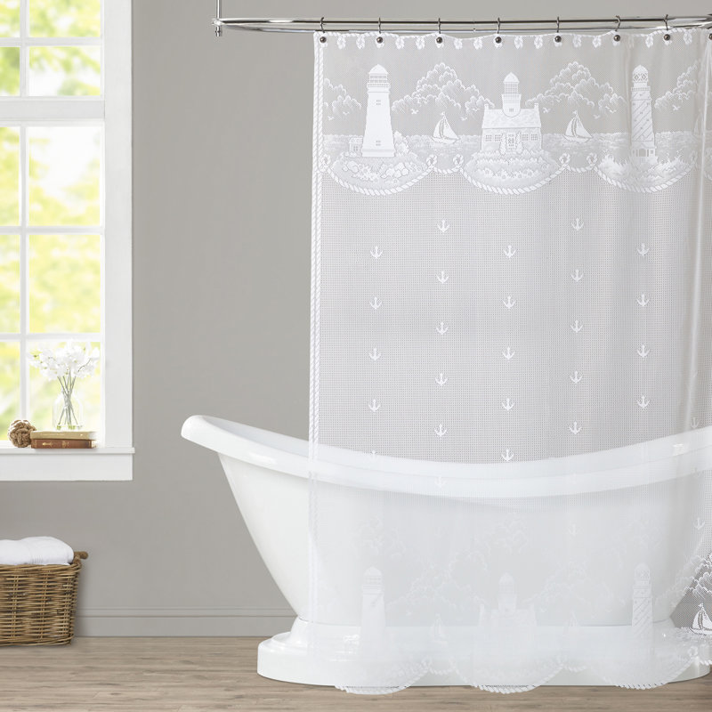 Rideau de douche simple Zeller