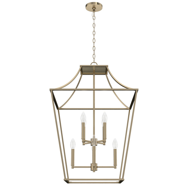 Laurel Ridge 8 Light Lantern Pendant, Alturas Gold