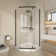 36'' W x 72'' H Pivot Frameless Neo-Angle Reversible Shower Enclosure