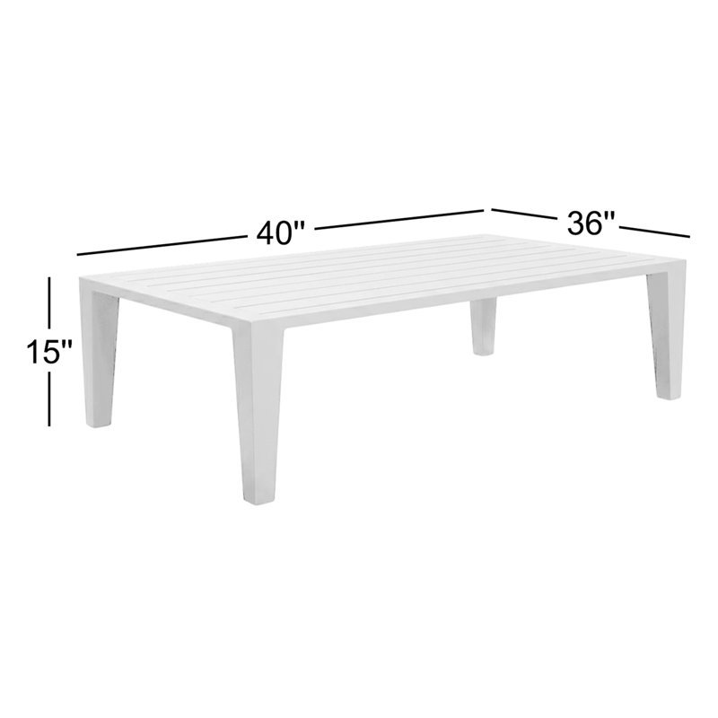 Table basse Solstice, Beige
