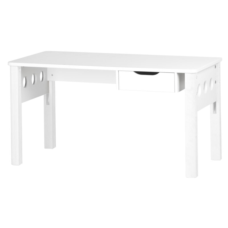 White 122cm Writing Desk