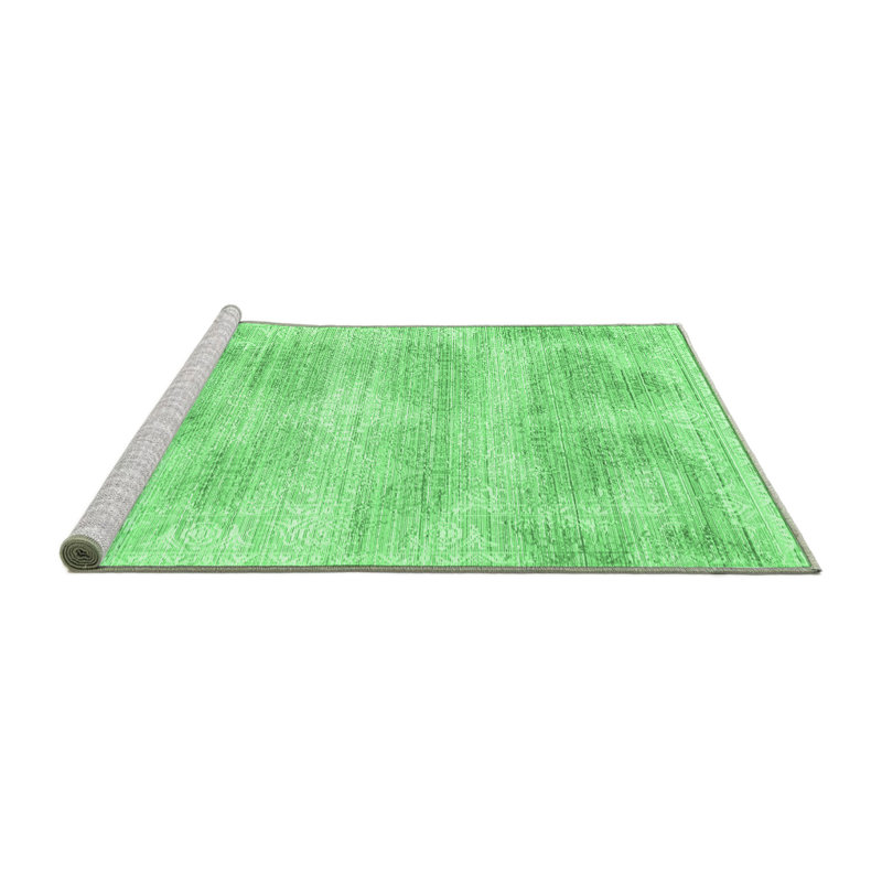 Anabelli Washable Abstract Indoor Rug, Round 3'