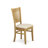 5 Piece Kitchen Table & Chairs Set Includes a Rectangle Dining Room Table with Dropleaf and 4 Linen Fabric Chairs, Oak-1406994338-1449725900
