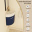 Ensemble de meuble-lavabo simple mural et d'angle 12,83 po Bacari