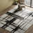 Abstract Non-Slip Machine Washable Modern Area Rug in Black/White for Living Room, Bedroom, Hallway Indoor Rugs-1097896423