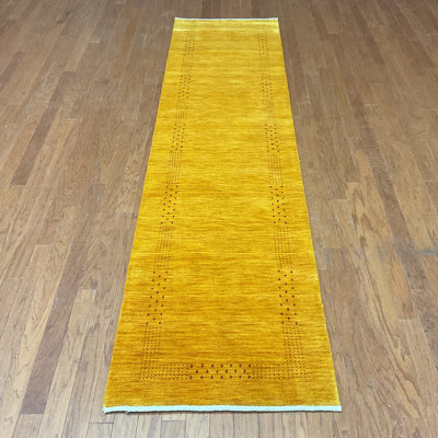 Handmade Modern Gabbeh Wool Rug