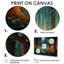 «Glowing Lights In The Full Moon Forest Magic», art mural traditionnel 4 pièces-1624858071-1624858070